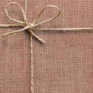 Papel De Regalo Simple Realista Arpillera Rústica Femenina Rosa Cl