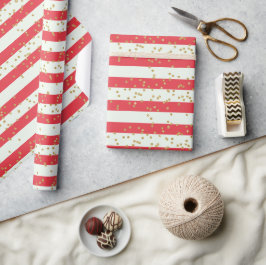 Papel De Regalo Simple Stripes Y Regalo Fiesta De Niños Purpurinas