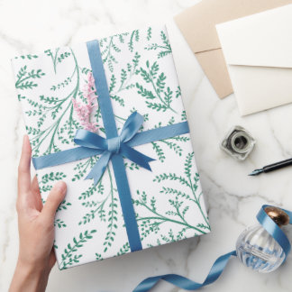 Papel De Regalo Simple vegetación 
