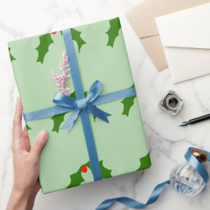 Papel De Regalo Simple y minimalista logo elegante de la empresa p