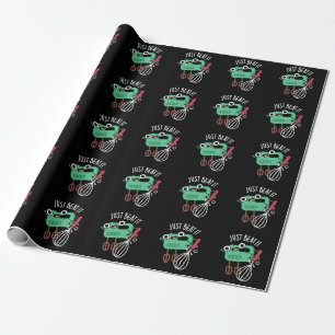 Papel De Regalo Simplemente Golpéalo Chiste Pun de Hornear con Fon