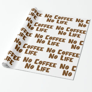 Papel De Regalo Sin café sin vida
