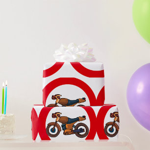Papel De Regalo Sin motocicletas Rótulo de carretera