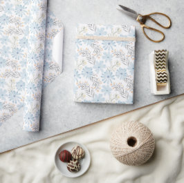 Papel De Regalo Sinfonía de Azul Celeste