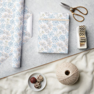 Papel De Regalo Sinfonía de Azul Celeste