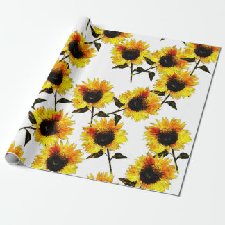 Papel De Regalo Sinfonía de girasol