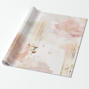 Papel De Regalo Sinfonía de raso dorado