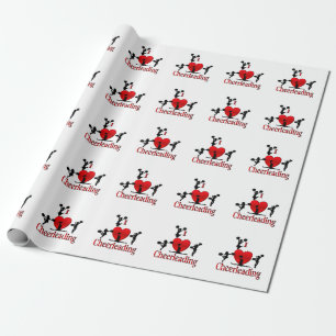 Papel De Regalo Singular animadora de corazón