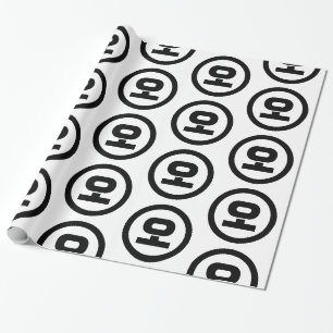 Papel De Regalo Sino Coreano Número 5 Cinco 오 【O Hangul