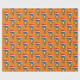 Papel De Regalo Sinterklaas Con Bandera De Los Países Bajos