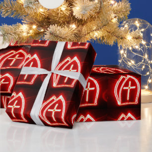 Papel De Regalo Sinterklaas del patrón holandés de Miter del Día d