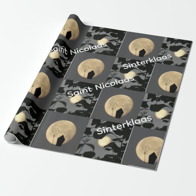 Papel De Regalo Sinterklaas / Saint Nicolaas Wrapping Paper (Desenrollado)