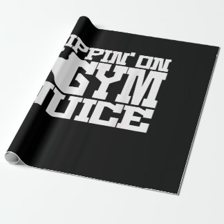 Papel De Regalo Sippin Sobre Jugo De Gimnasio - Camisetas De Entre