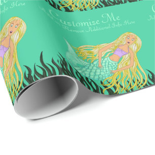 Papel De Regalo Sirena