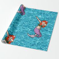sirena de cabeza roja de mar