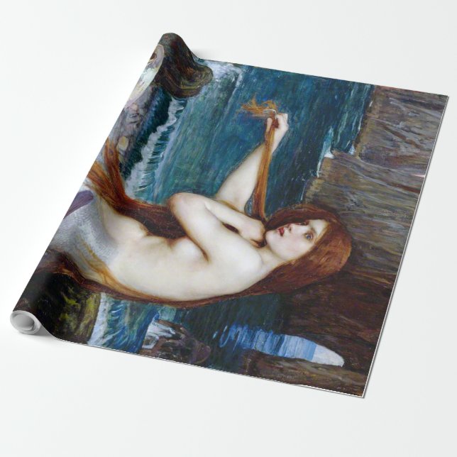 Papel De Regalo Sirena, John William Waterhouse (Desenrollado)