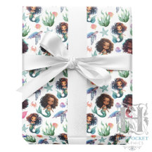 Papel de Regalo Sirena Negra