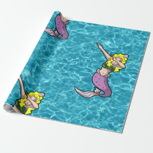 Papel De Regalo sirena rubia