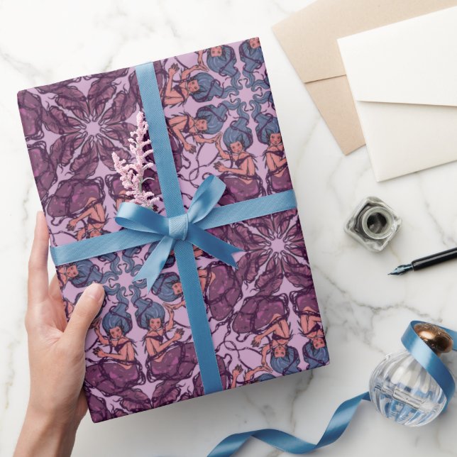 Papel De Regalo Sirenas de Morera (Regalar)