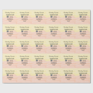 Papel De Regalo sitio web del boda agregar código Q R exploración