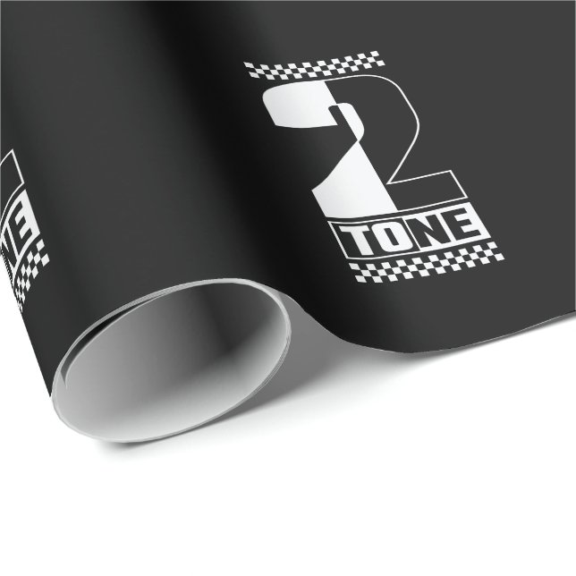 Papel De Regalo Ska Musik 2 Tone Swing Jazz Musikstil (Esquina del rollo)