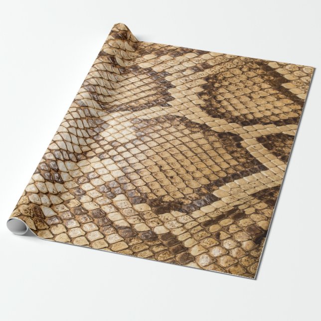 Papel De Regalo Skinpython reticulado, piel, serpiente, reticulato (Desenrollado)