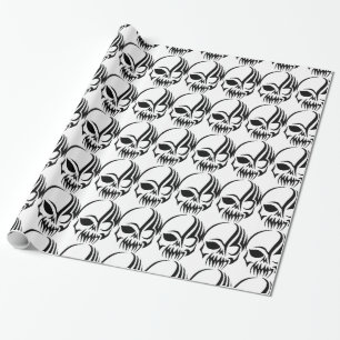 Papel De Regalo Skull Halloween