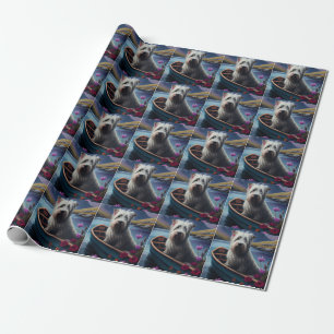 Papel De Regalo Skye Terrier en una paleta: Una aventura escénica