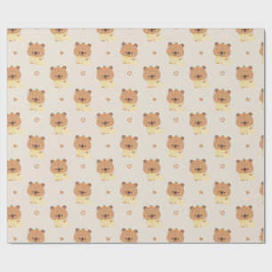 Papel De Regalo Sleepy Capybara