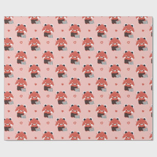 Papel De Regalo Sleepy Red Panda