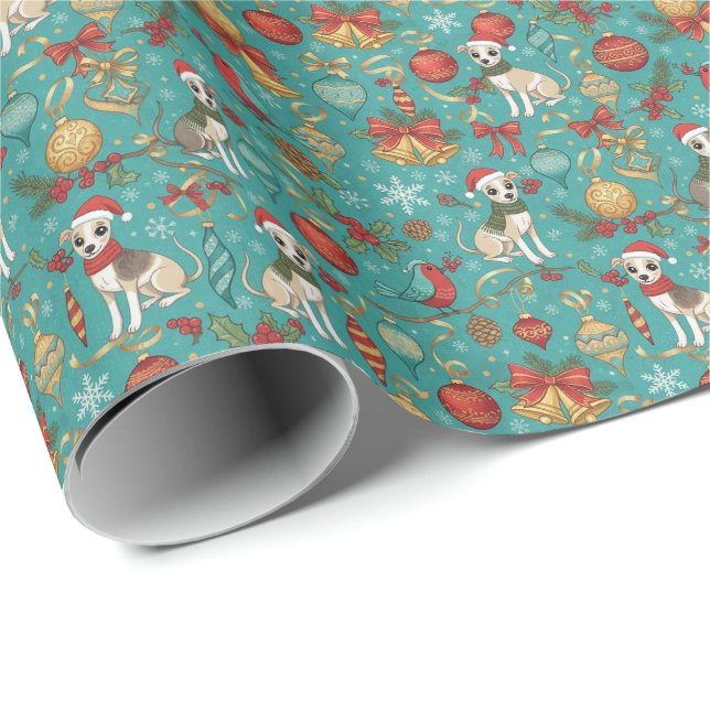 Papel De Regalo Sleigh All Day (Esquina del rollo)