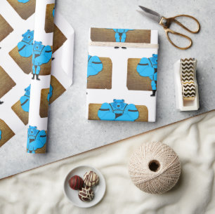 Papel De Regalo SlipperyJoe's gay musgo personalizado thong leathe