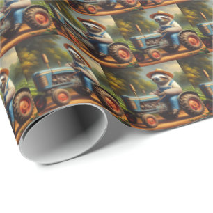 Papel De Regalo Sloth Farmer