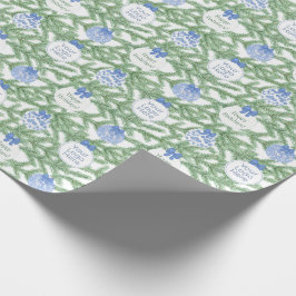 Papel De Regalo Smart Corporate Logo Vacaciones Felices En Blanco 