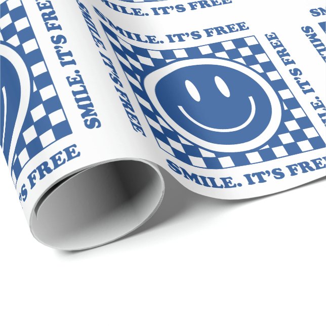 Papel De Regalo Smile It's Free (Esquina del rollo)