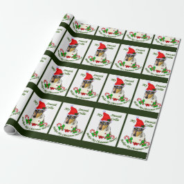 Papel De Regalo Smooth Collie Navidades Merry