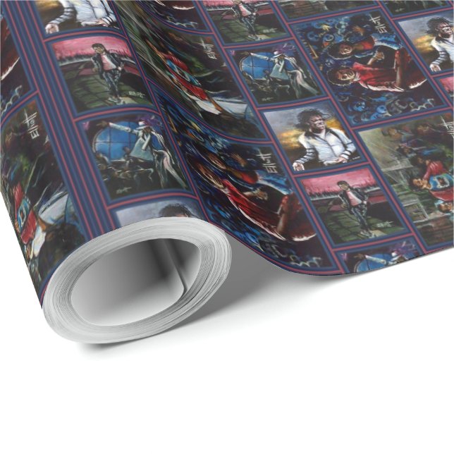 Papel De Regalo Smooth Criminal Wrapping Paper (Esquina del rollo)