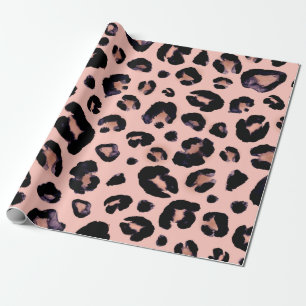 Papel De Regalo Snow Leopard gris negro beige fondo sin costuras.