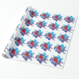 Papel De Regalo Snowboard