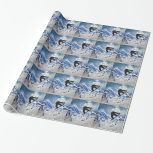 Papel De Regalo Snowboarder en vuelo