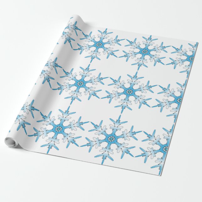 PAPEL DE REGALO SNOWFLAKE (Desenrollado)