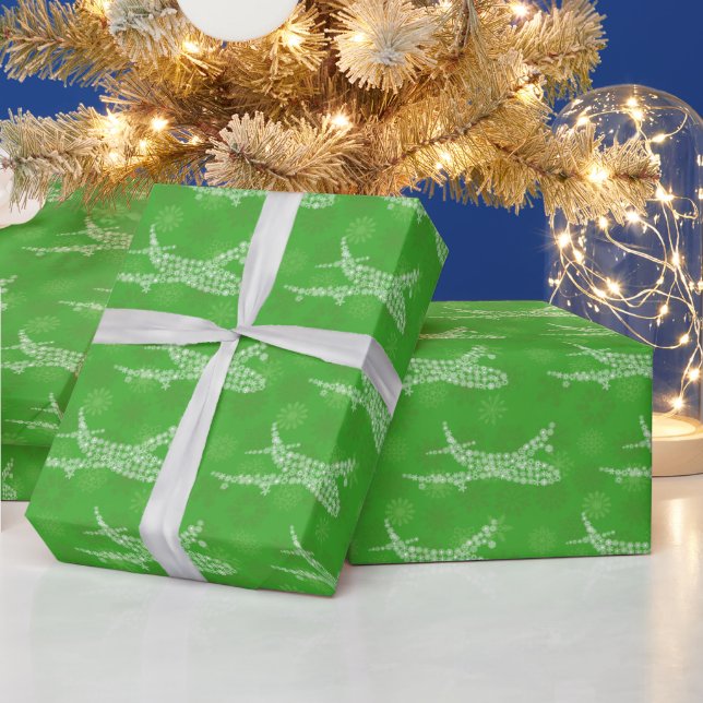 Papel De Regalo Snowflake Airliner -  (Vacaciones)