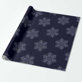 Papel De Regalo Snowflake Ornate