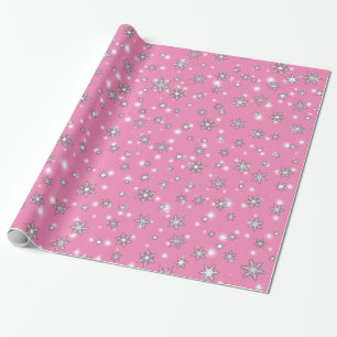Papel De Regalo Snowflakes and Sparkles Seamless Pattern 2