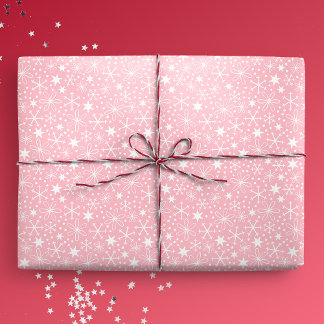 Papel De Regalo Snowflakes and Stars