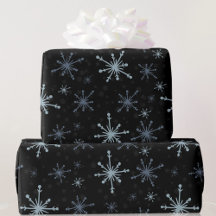 Snowflakes Black Dark Navidades Winle Yule