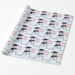 Papel De Regalo Snowman