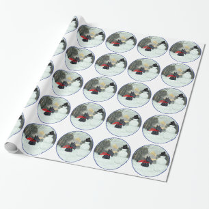 Papel De Regalo Snowman de Scottish Terrier