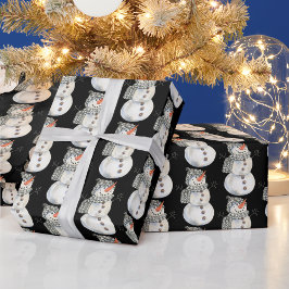 PAPEL DE REGALO SNOWMAN EVERYWERE