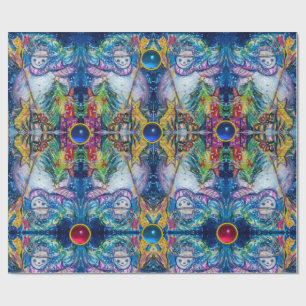 Papel De Regalo SNOWMAN, NAVIDAD ÁRBOL, JUGUETES, GEMSTONES Resume